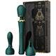 Вибромассажер с двумя насадками Zalo Kyro, зелёный