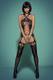 Боди Obsessive G 313 bodystocking, Чёрный, S/M/L