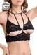 Бралетт с открытым нижним кливиджем Erolanta Ellen, черный, 50-52