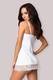 Сорочка Obsessive Miamor chemise White, Белый, S/M