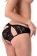 Трусики с доступом Erolanta Melissa, черные, 42-44