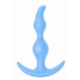 Анальная пробка Lola Games First Time Bent, голубая