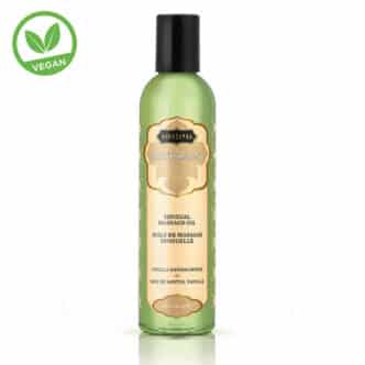 Массажное масло KamaSutra Naturals, Ваниль и сандаловое дерево, 236 мл