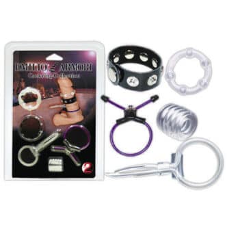 Набор эрекционных колец и насадок Emilio Armori Cockring Coll