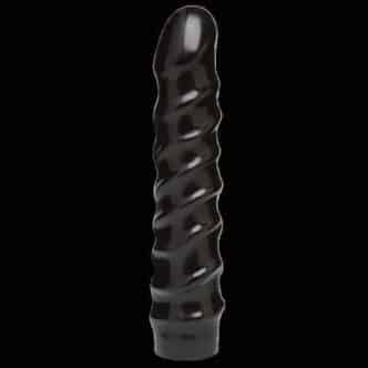 Насадка-фаллоимитатор Doc Johnson Vac-U-Lock CodeBlack Raging Hard-Ons Dong 20.3 см, чёрная