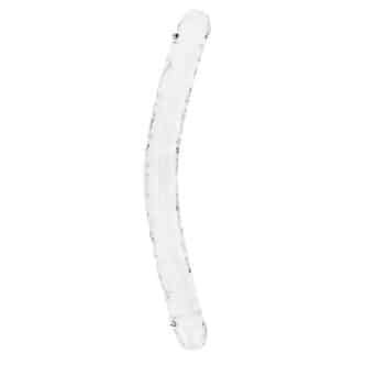 Двусторонний фаллоимитатор Shots Realrock 45 см, бесцветный