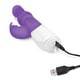 Вибратор-кролик c вращающимися шариками Rabbit Essentials, фиолетовый