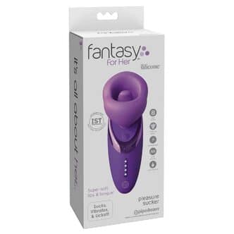 Вакуумный стимулятор Fantasy for Her Pleasure Sucker, фиолетовый