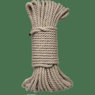 Веревка для фиксации Doc Johnson Kink Bind & Tie 15 м, светло-бежевая 