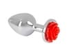 Втулка You2Toys Rose Butt Plug с красной розочкой