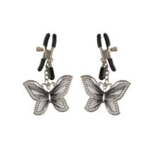 Зажимы на соски PipeDream Butterfly Nipple Clamps, серебристый