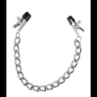 Зажимы на соски Orion Kette mit Klemmen, серебристый
