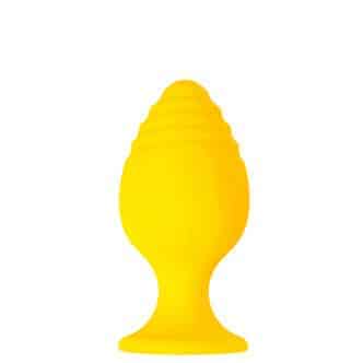 Анальная пробка ToDo by Toyfa Riffle 6 см, желтая