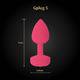 Анальная вибропробка Gvibe GPlug S, розовая