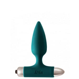 Анальная вибропробка Lola Games Spice It Up New Edition Glory с переменным центром тяжести, бирюзовая