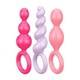 Анальные пробки Satisfyer Booty Call 3 шт, разноцветные