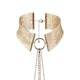 Дизайнерский ошейник BIJOUX INDISCRETS Desir Metallique Collar Gold