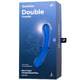 Двусторонний стимулятор Satisfyer Double Crystal 20 см, синий