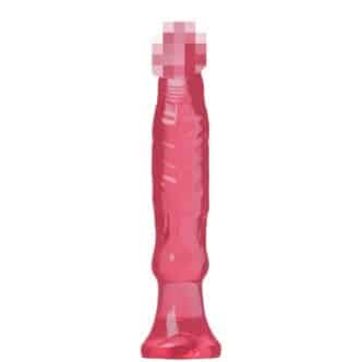 Фаллоимитатор Doc Johnson Crystal Jellies Anal Starter 15.2 см, розовый