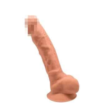 Фаллоимитатор с мошонкой Adrien Lastic SileXD Model 1 17.5 см, смуглый