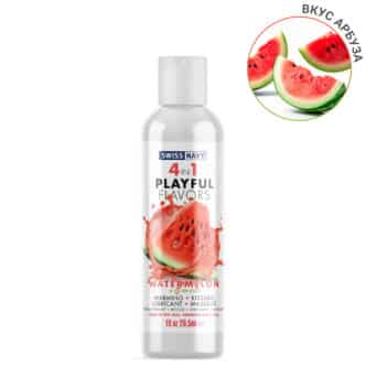 Гель 4 в 1 Swiss Navy Playful Flavors Арбуз на водной основе, 29.5