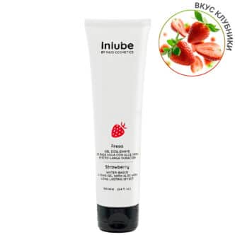 Гель-лубрикант с алоэ вера Nuei cosmetics Inlube Клубника на водной основе, 100 мл