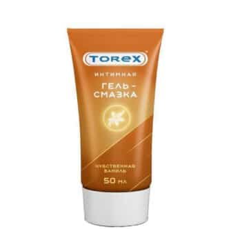 Оральная гель-смазка Torex Чувственная ваниль на водной основе туба, 50 мл