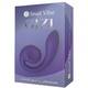Вагинально-клиторальный вибратор SVibe Gizi, фиолетовый