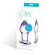 Анальная пробка Glas Amethyst Rain, бесцветная
