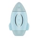 Вакуумный стимулятор клитора с вибрацией Satisfyer Mission Control, голубой