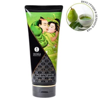 Массажный крем Shunga Kissable Груша и зеленый чай, 200 мл