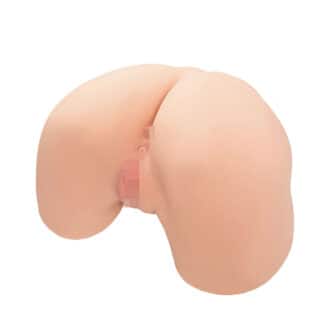 Мастурбатор с вибрацией и ротацией Kokos Adel Onahole Real Hips с двойным слоем материала, телесный