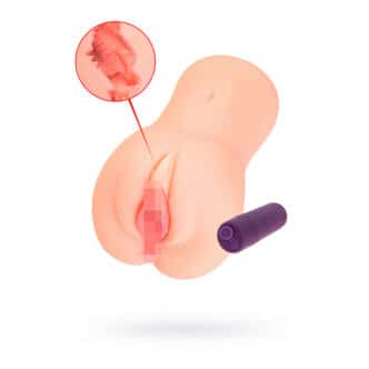 Мастурбатор-вагина с вибрацией Kokos Bellana Auto, телесный