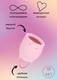 Менструальная чаша Lola Games Natural Wellness Magnolia 15 мл, розовая
