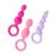 Анальные пробки Satisfyer Booty Call 3 шт, разноцветные