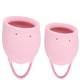 Набор менструальных чаш Lola Games Natural Wellness Magnolia, 2 шт, розовый