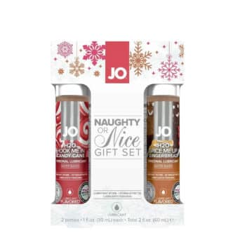 Набор оральных лубрикантов System JO Naughty or Nice на водной основе, 30 мл х 2 шт