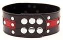 Ошейник черно-красный