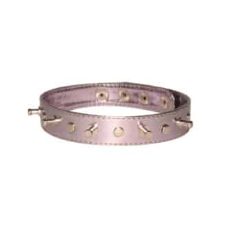 Ошейник Sitabella из искусственной кожи с шипами, бронзовый