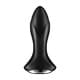 Анальная пробка с вибрацией и римминг эффектом Satisfyer Rotator Plug 1+, черная
