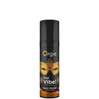 Жидкий вибратор Orgie Dual Vibe! Kissable Секс на пляже, 15 мл