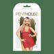 Сорочка и трусики-стринги Penthouse Bedtime Story S/M, красная
