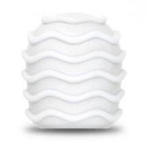 Насадка для вибромассажера Le Wand Spiral текстурированная, белая