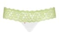 Трусики-шорты и стринги Obsessive Lacea зеленые, S\M