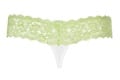 Трусики-шорты и стринги Obsessive Lacea зеленые, S\M
