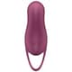 Вакуумный стимулятор клитора с вибрацией Satisfyer Pocket Pro 1, бордовый