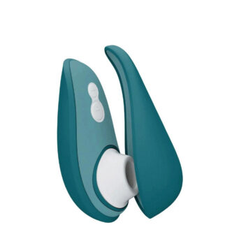 Вакуумный стимулятор клитора Womanizer Liberty 2, сине-зеленый