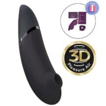 Вакуумный стимулятор клитора Womanizer Next, черный