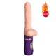 Фрикционный фаллоимитатор с вибрацией, подвижной кожей и нагревом Erocome Auriga, телесный