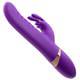 Фрикционно-ротационный вибратор-кролик с нагревом Erocome Canisminor, фиолетовый